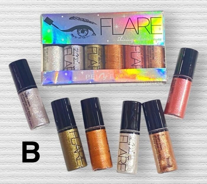 Flare Glitter Eyeliner 6 Pieces Set B