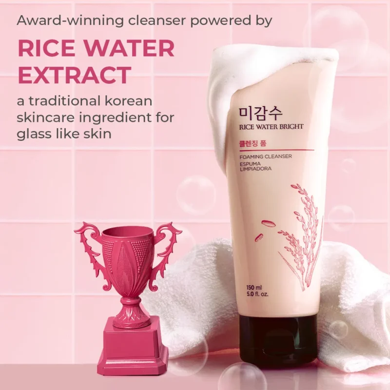 The Face Shop Rice Water Bright Facial Foaming Cleanser 150 ML