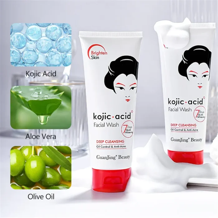 guanJing-kojic-acid-facial-wash-for-bright-skin
